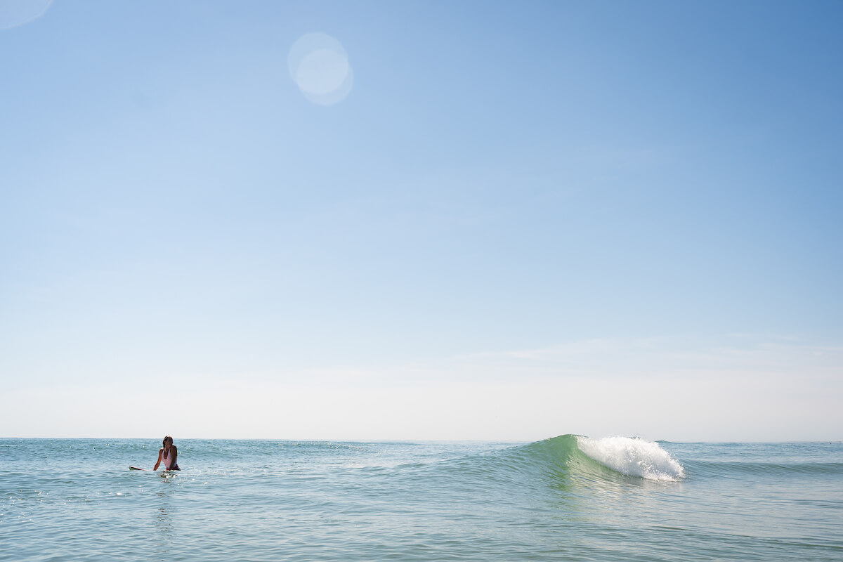 surfer in water image