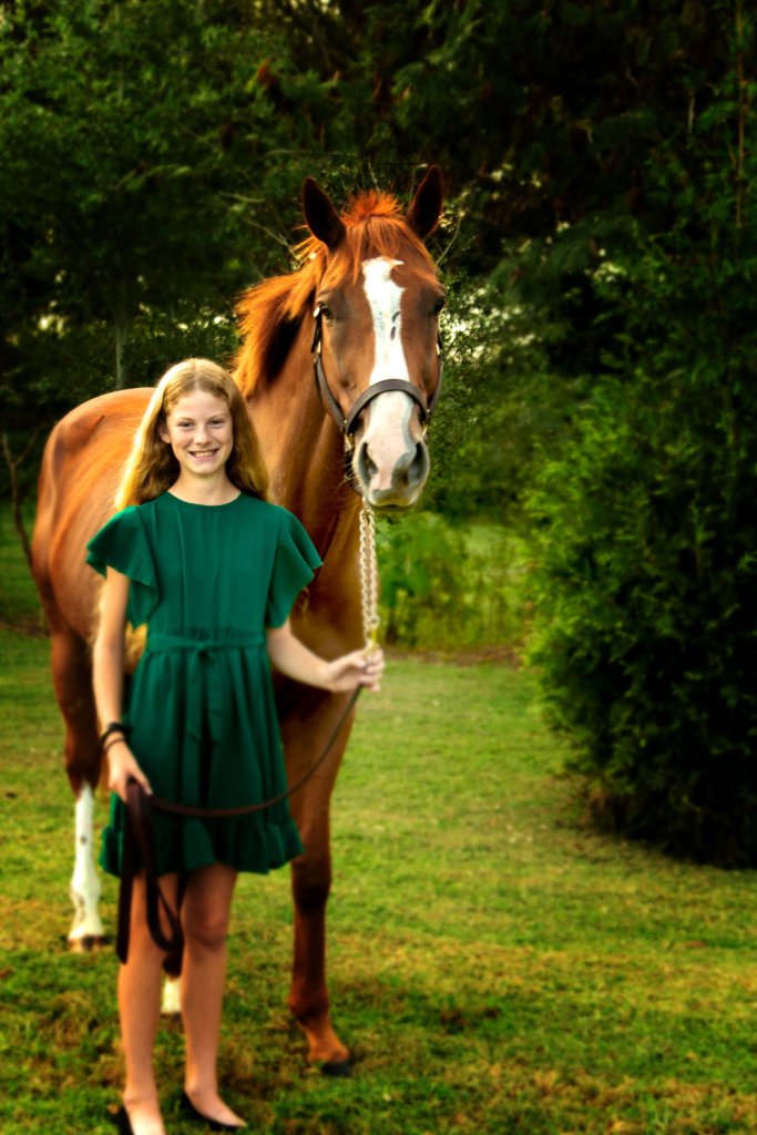 Image of Brooke Baker with Zelley