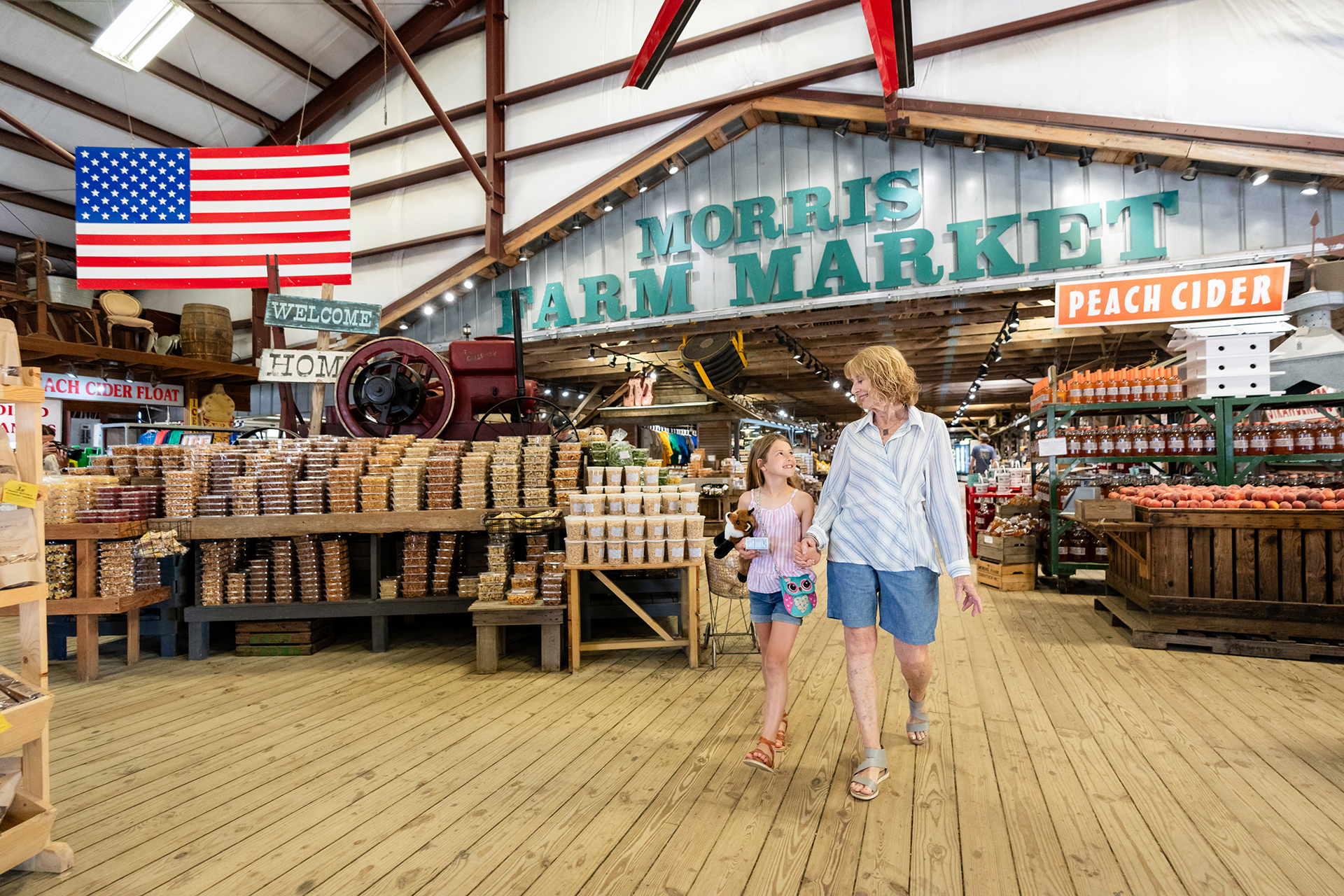 Explore shopping on The Mainland, including at Morris Farm Market.