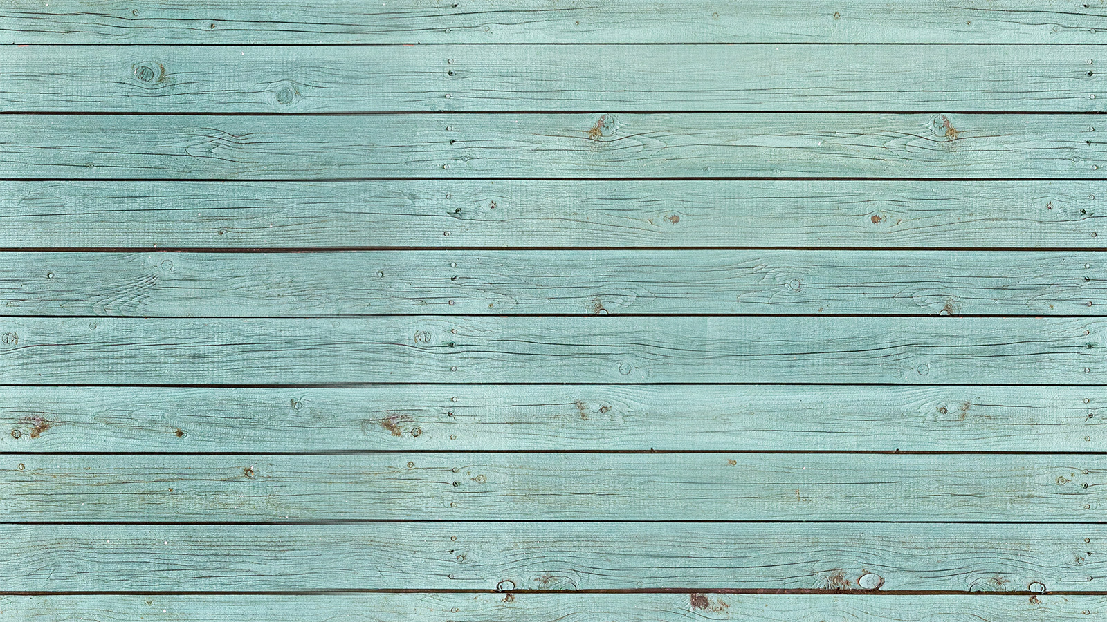 Painted wooden boards