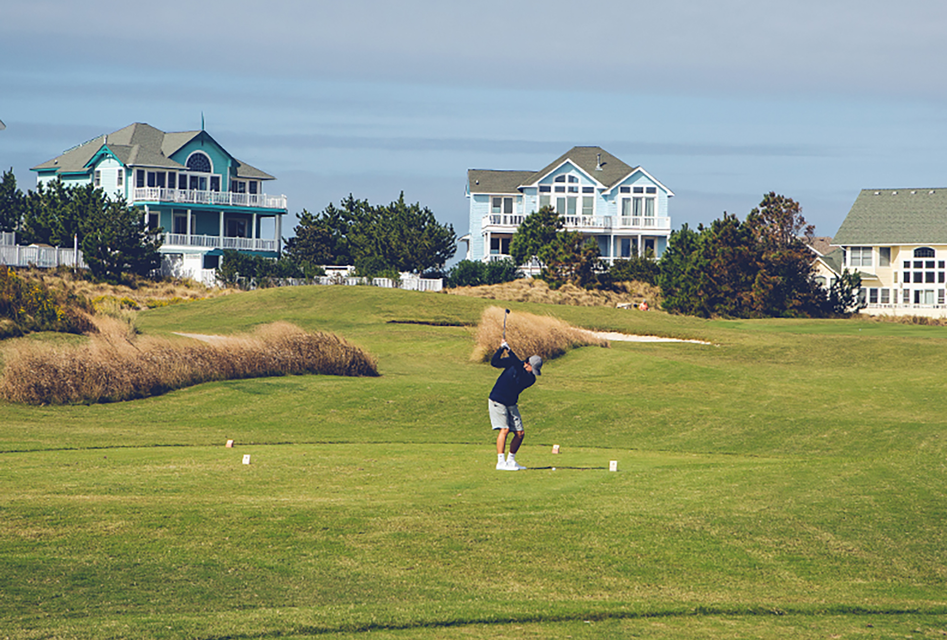 It's tough to beat golfing along the coast!
